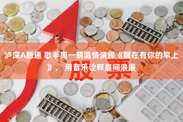 泸深A融通 歌手周一萌温情演绎《醒在有你的早上》， 用音乐诠释晨间浪漫